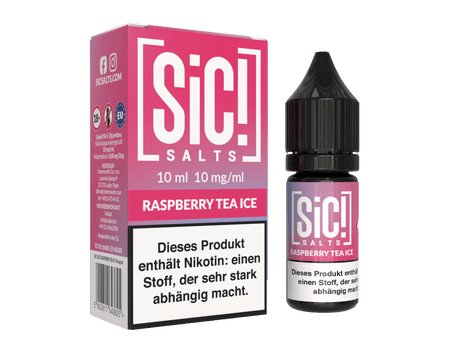 SiC! Salts - Nikotinsalz Liquid - Raspberry Tea Ice - SIC! SALTS