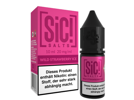 SiC! Salts - Nikotinsalz Liquid - Wild Strawberry Ice - SIC! SALTS