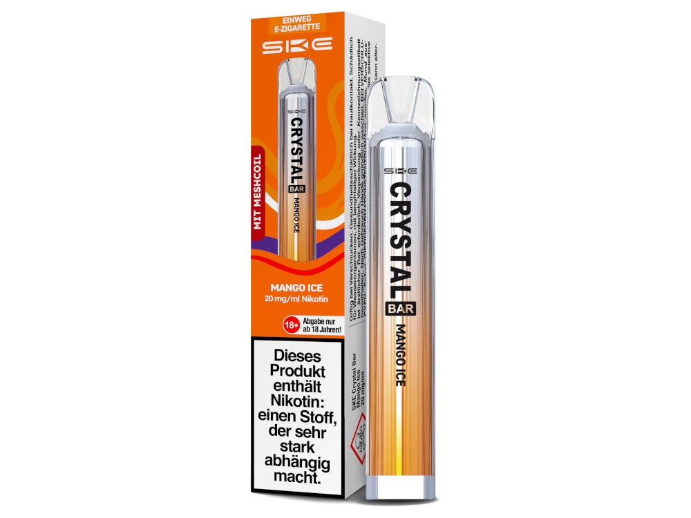 SKE - Crystal Bar Einweg E-Zigarette - Apple Peach