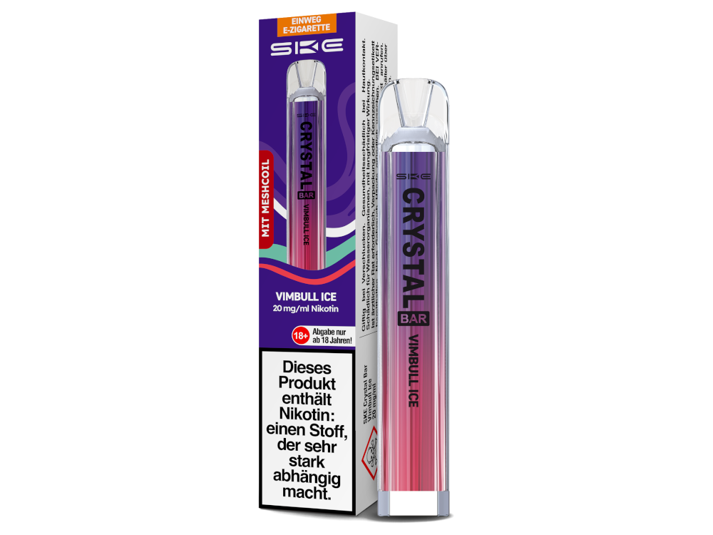 SKE - Crystal Bar Einweg E-Zigarette - Apple Peach