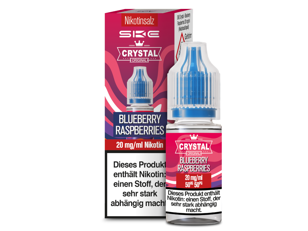 SKE - Crystal - Nikotinsalz Liquid - Blueberry Raspberries