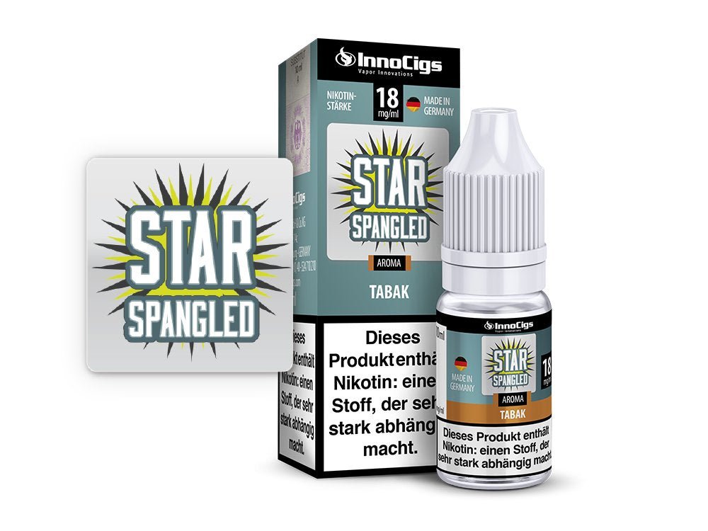 Star Spangled Tabak Aroma - Liquid für E - Zigaretten - INNOCIGS LIQUID