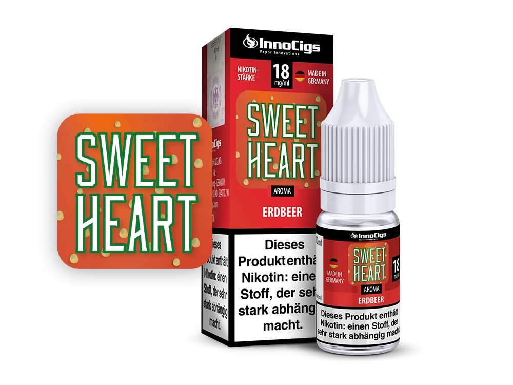 Sweetheart Erdbeer Aroma - Liquid für E - Zigaretten - INNOCIGS LIQUID