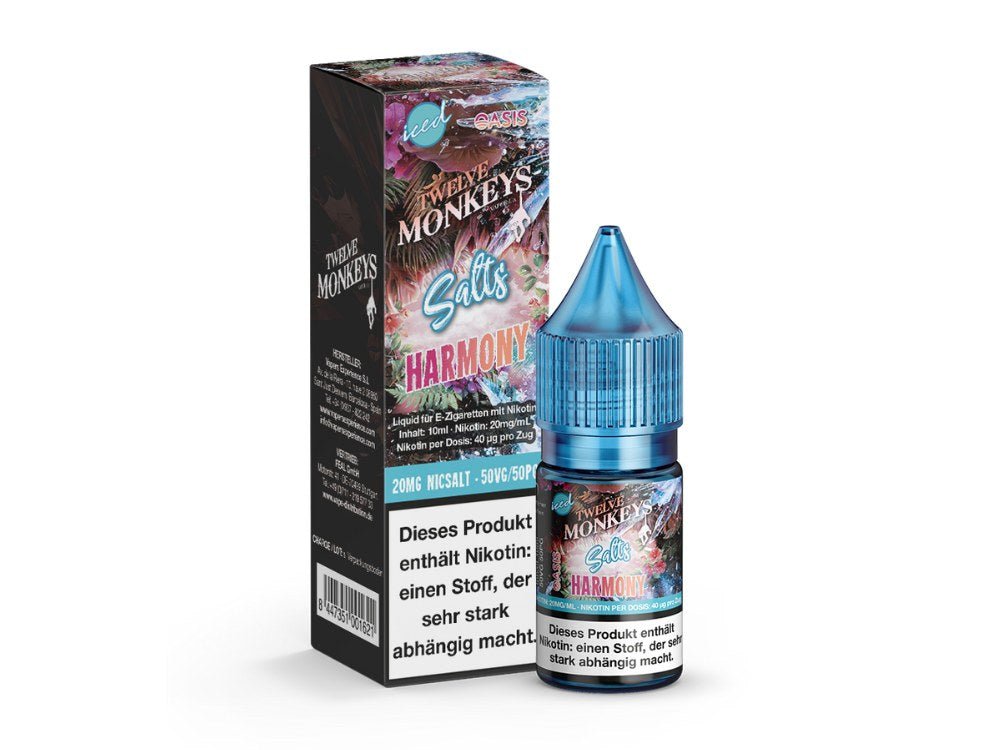 Twelve Monkeys - Iced - Nikotinsalz Liquid - Harmony - TWELVE MONKEYS