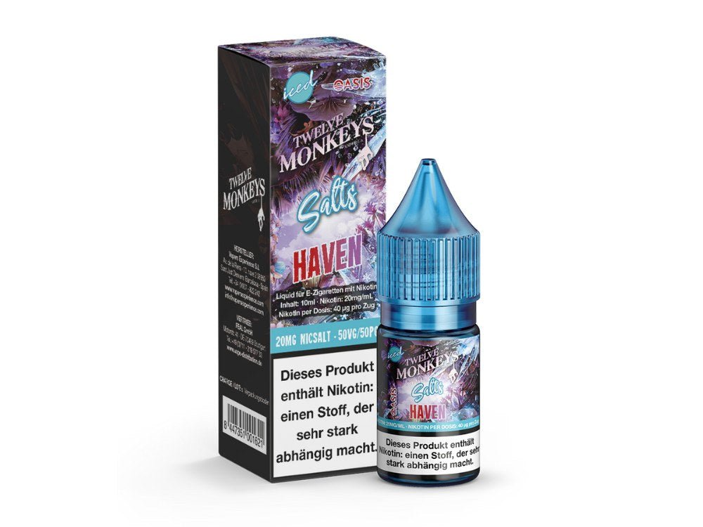 Twelve Monkeys - Iced - Nikotinsalz Liquid - Haven - TWELVE MONKEYS