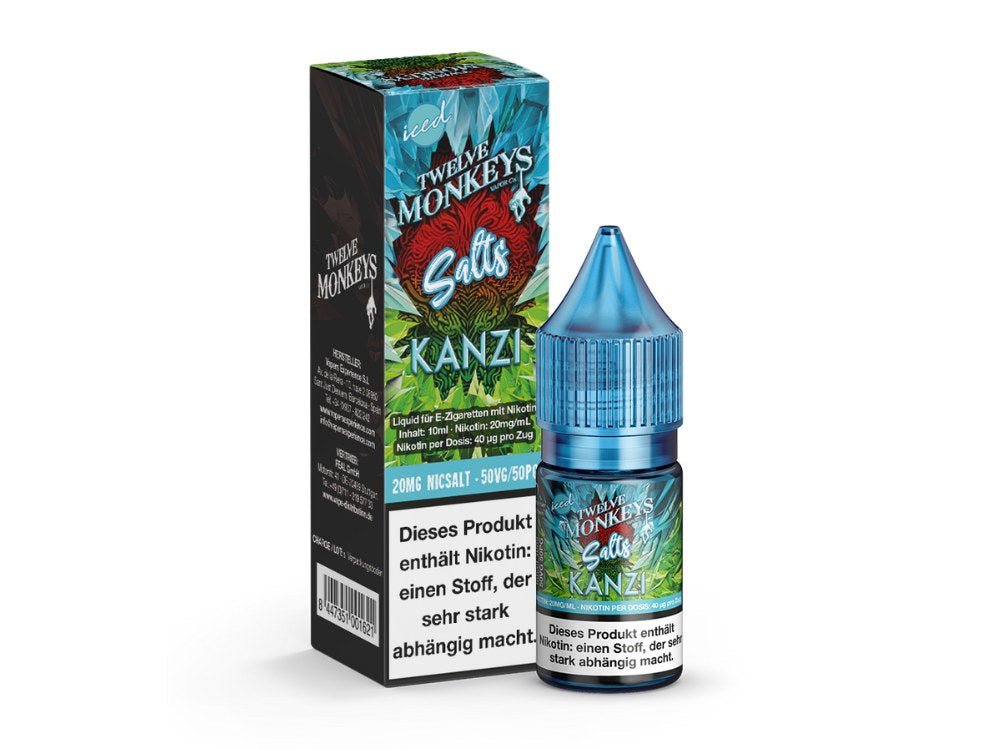 Twelve Monkeys - Iced - Nikotinsalz Liquid - Kanzi - TWELVE MONKEYS