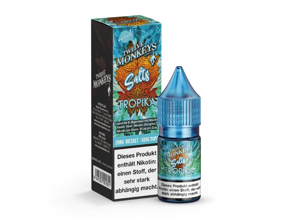 Twelve Monkeys - Iced - Nikotinsalz Liquid - Tropika - TWELVE MONKEYS