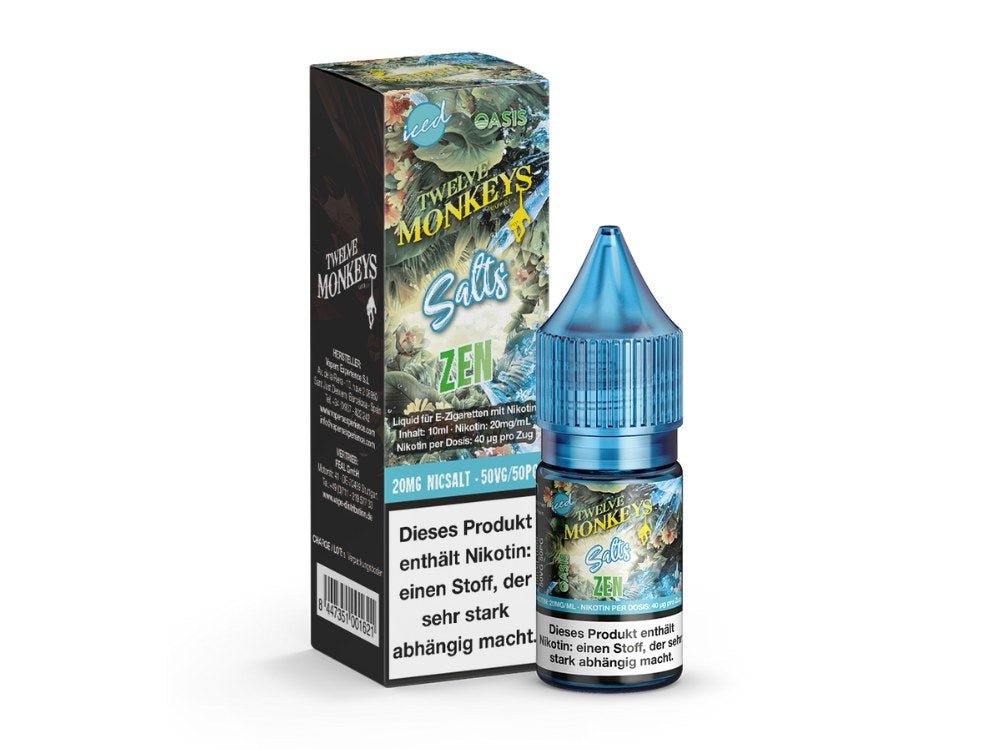 Twelve Monkeys - Iced - Nikotinsalz Liquid - Zen - TWELVE MONKEYS