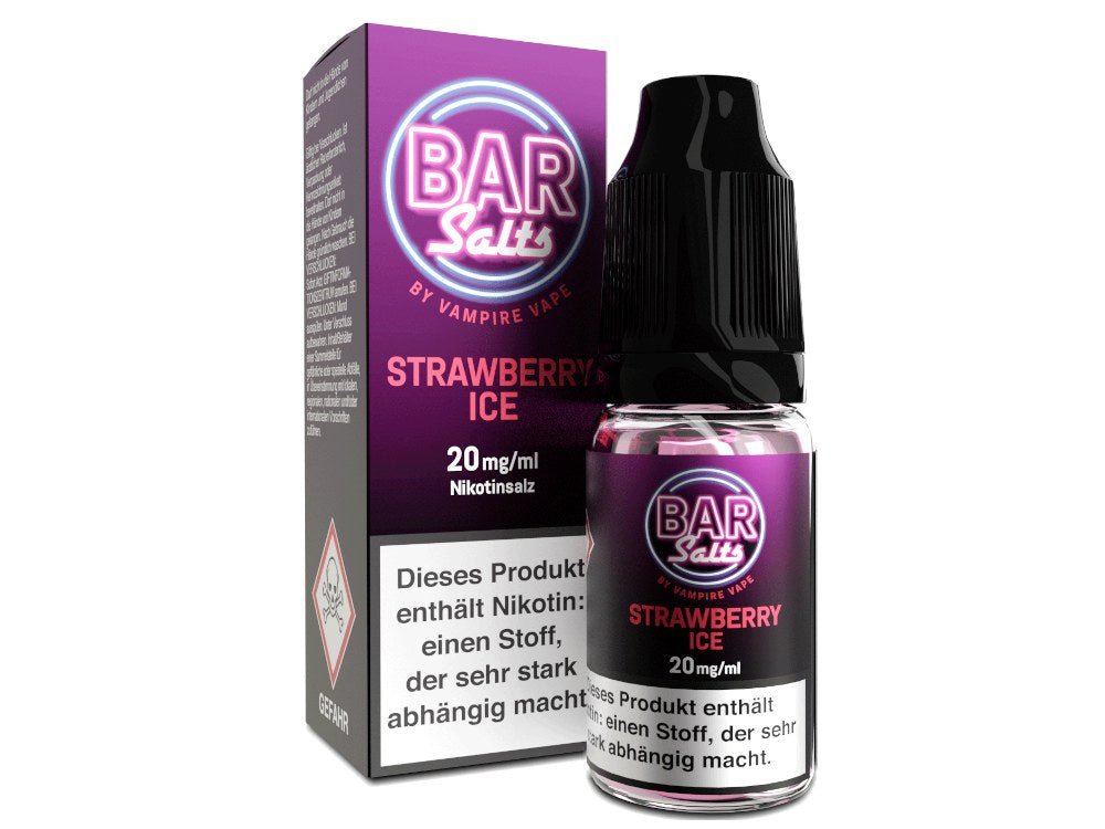 Vampire Vape - Bar Salts - Nikotinsalz Liquid - Strawberry Ice - VAMPIRE VAPE