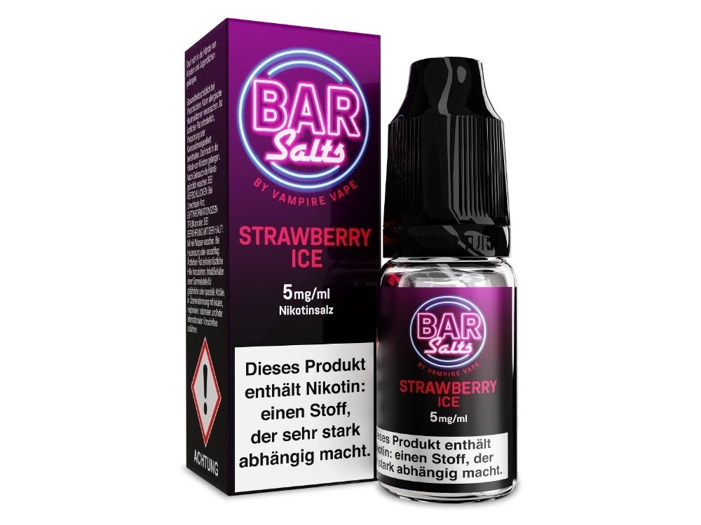 Vampire Vape - Bar Salts - Nikotinsalz Liquid - Strawberry Ice - VAMPIRE VAPE