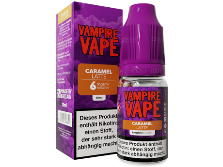 Vampire Vape - Dessert Collection - E-Zigaretten Liquid - Caramel Latte