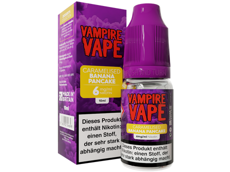 Vampire Vape - Dessert Collection - E-Zigaretten Liquid - Caramelised Banana Pancake