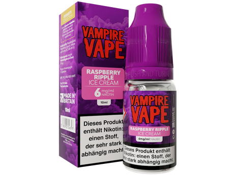 Vampire Vape - Dessert Collection - E-Zigaretten Liquid - Raspberry Ripple Ice Cream