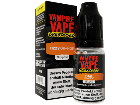 Vampire Vape - Overdosed - Nikotinsalz Liquid - Fizzy Orange