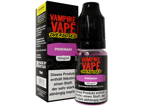 Vampire Vape - Overdosed - Nikotinsalz Liquid - Pinkman