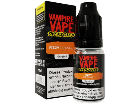 Vampire Vape - Overdosed - Nikotinsalz Liquid - Fizzy Orange - VAMPIRE VAPE