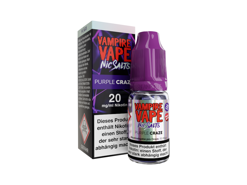 Vampire Vape - Purple Craze - Nikotinsalz Liquid