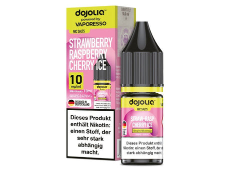 Vaporesso - Dojoliq - Nikotinsalz Liquid - Strawberry Raspberry Cherry Ice - DOJOLIQ