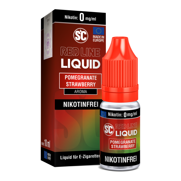 Pomegranate strawberry SC Redline e-liquid 0mg