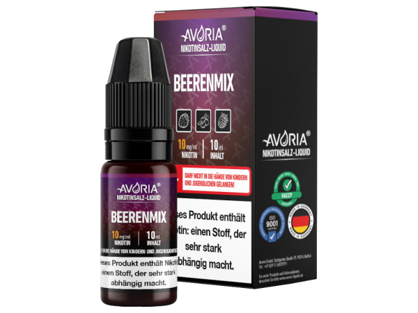 Beerenmix Nikotinsalz Liquid 10ml von Avoria