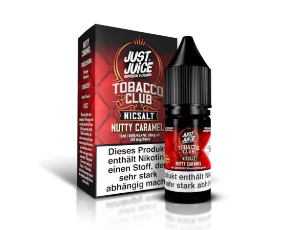 Just Juice Nutty Caramel Tobacco Nikotinsalz Liquid