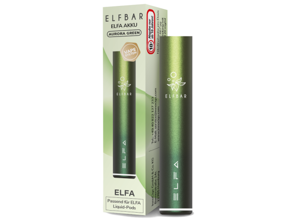 Elfbar Elfa Akku 500mAh aurora gruen