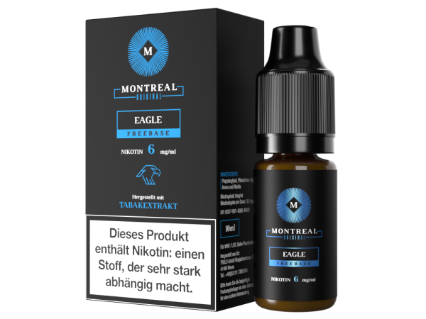 Montreal Original - Eagle E-Zigaretten Liquid 6 mg/ml