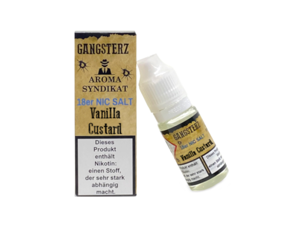 Vanilla Custard Nikotinsalz Liquid 18mg Gangsterz
