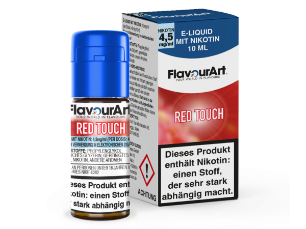FlavourArt - Red Touch E-Zigaretten Liquid 4,5 mg/ml