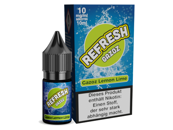 Lemon Lime 10ml Nikotinsalz Liquid Refresh Gazoz 10mg