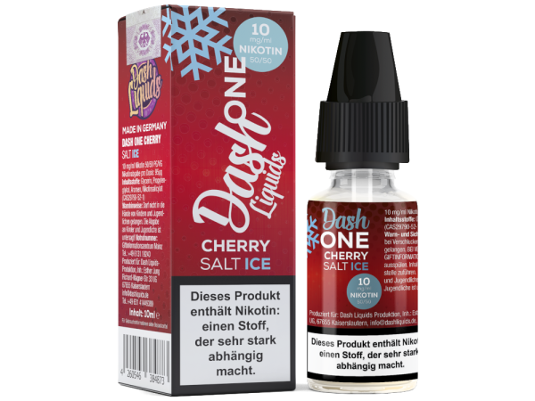 Cherry Ice 10ml Nikotinsalz Liquid von Dash Liquids 10mg