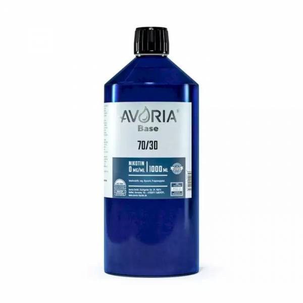 Avoria 1 Liter Liquid Base 70/30 ohne Nikotin