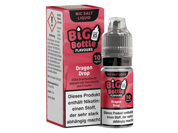 Dragon Drop 10ml Nikotinsalz Liquid von Big Bottle 10mg