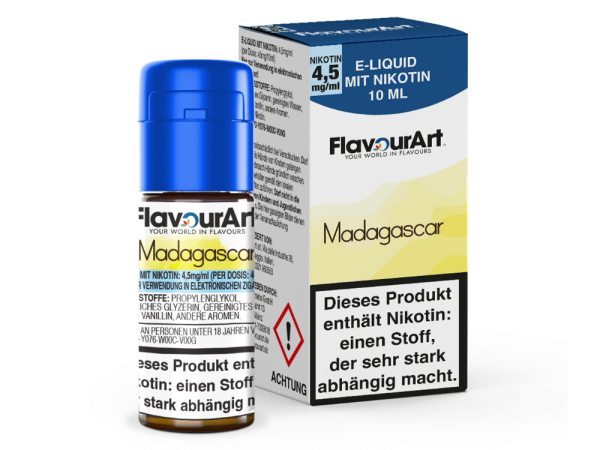 FlavourArt - Madagascar E-Zigaretten Liquid 4,5 mg/ml