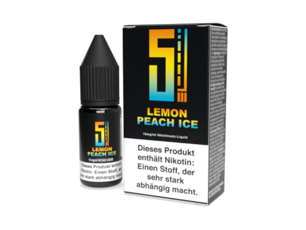 Lemon Peach Ice Liquid Nikotinsalz 10ml 5Elements 10mg