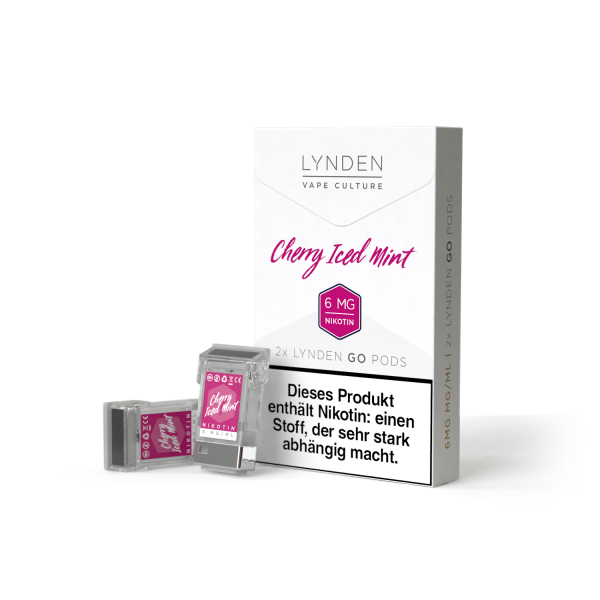 Cherry Iced Mint Pods für Lynden GO E-Zigarette