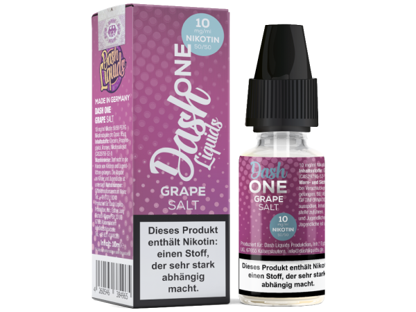 Grape 10ml Nikotinsalz Liquid von Dash Liquids 10mg