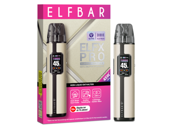 Elfbar - Elfx Pro E-Zigaretten Set weiß