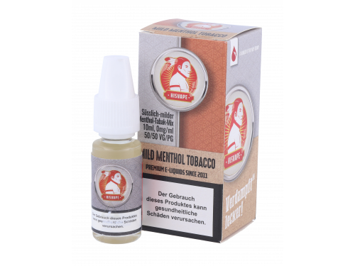 hisVape Mild Menthol Tobacco Liquid