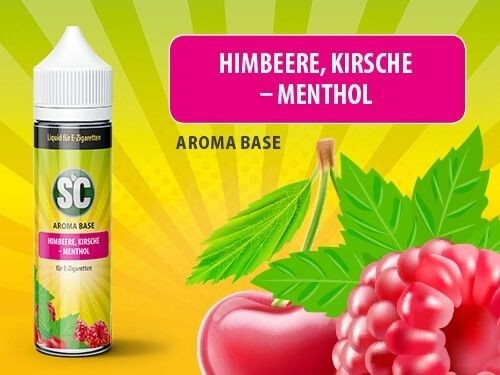 shake and vape Liquids mit 50ml Sc vApe Base mit Himbeere Kirsche-Menthol aroma