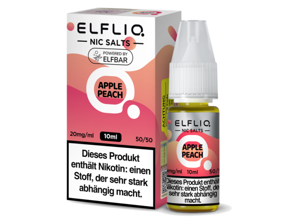 Apple Peach Nikotinsalz Liquid 10ml ELFLIQ