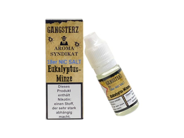 Eukalyptus-Minze Nikotinsalz Liquid 18mg Gangsterz