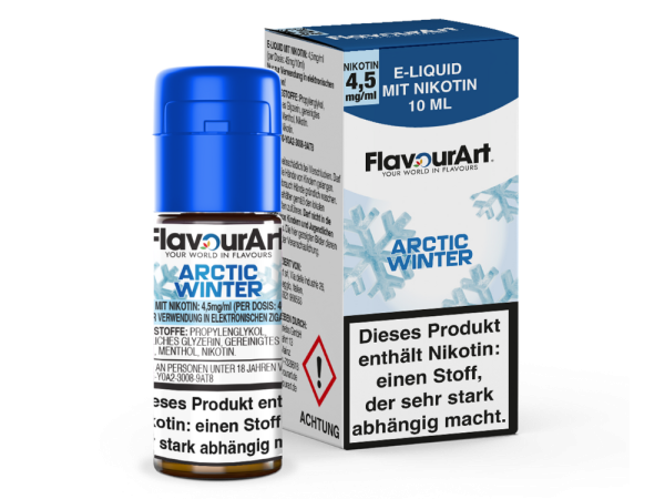 FlavourArt - Arctic Winter E-Zigaretten Liquid 4,5 mg/ml