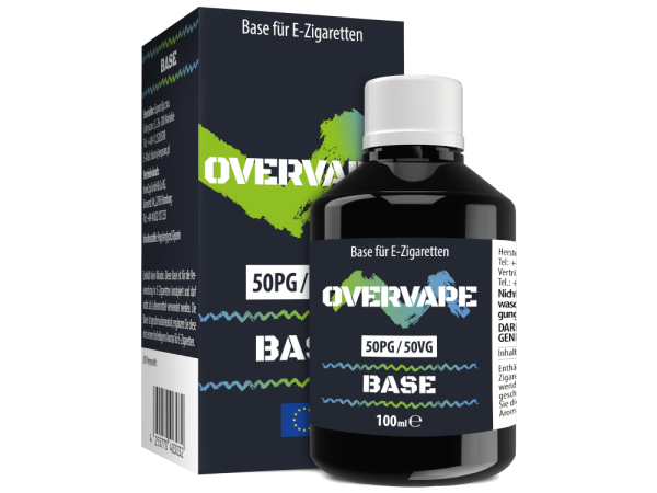 Overvape Liquid Base 100ml ohne Nikotin