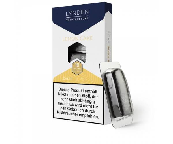 Lemon Cake PODS für LYNDEN SL E-Zigarette