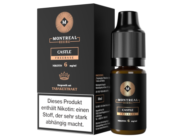 Montreal Original - Castle E-Zigaretten Liquid 6 mg/ml