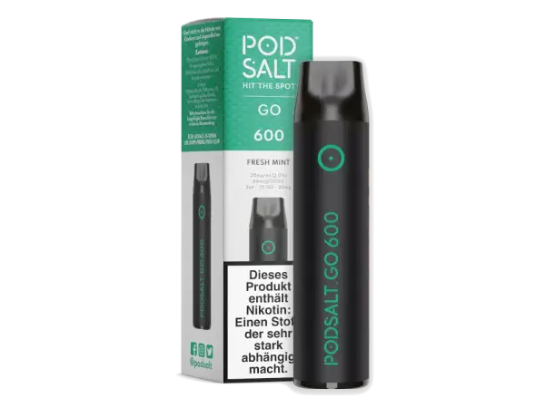 Pod Salt Go 600 Einweg E-Zigarette Fresh Mint
