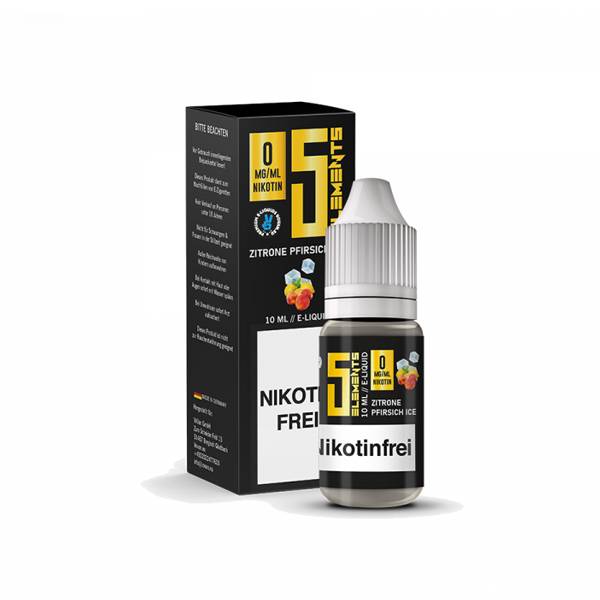 Zitrone Pfirsich Ice Liquid 5Elements