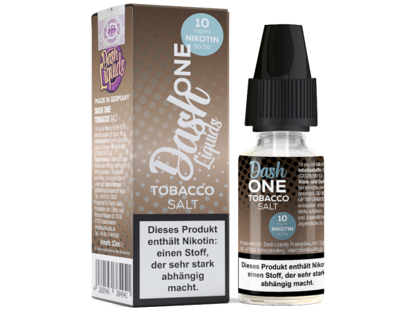 Tobacco 10ml Nikotinsalz Liquid von Dash Liquids 10mg