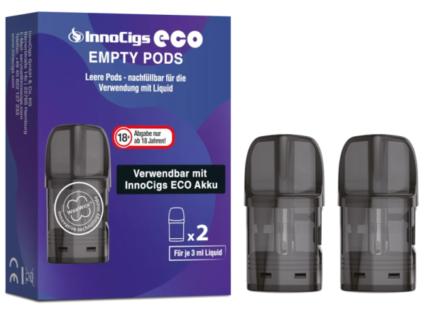Empty Eco Pods leer innocigs